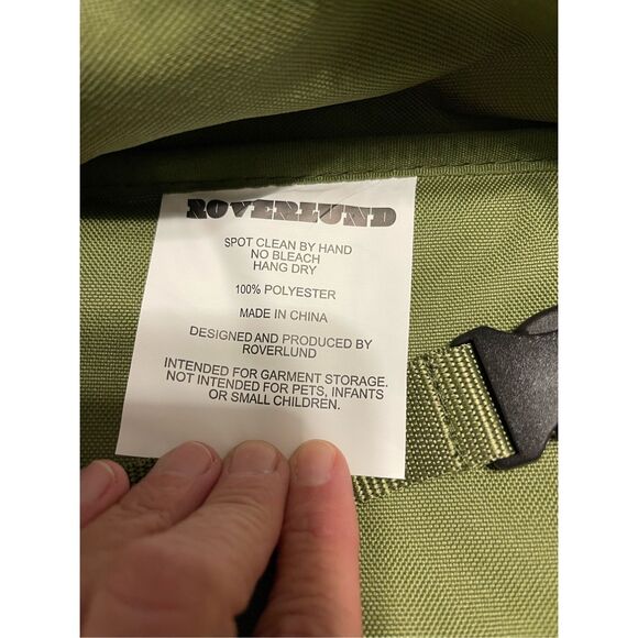 Roverlund Out-Of-Office Carry All Bag Perfect For A Pet Vacation camo w/ orange - Picture 7 of 7